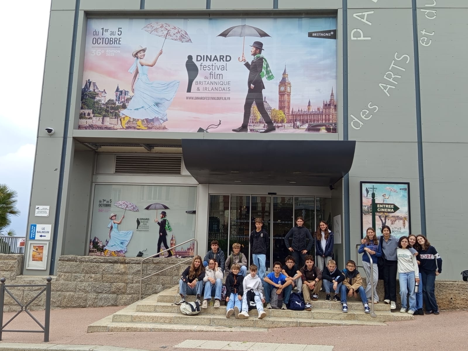 Festival de Dinard pour nos collégiens