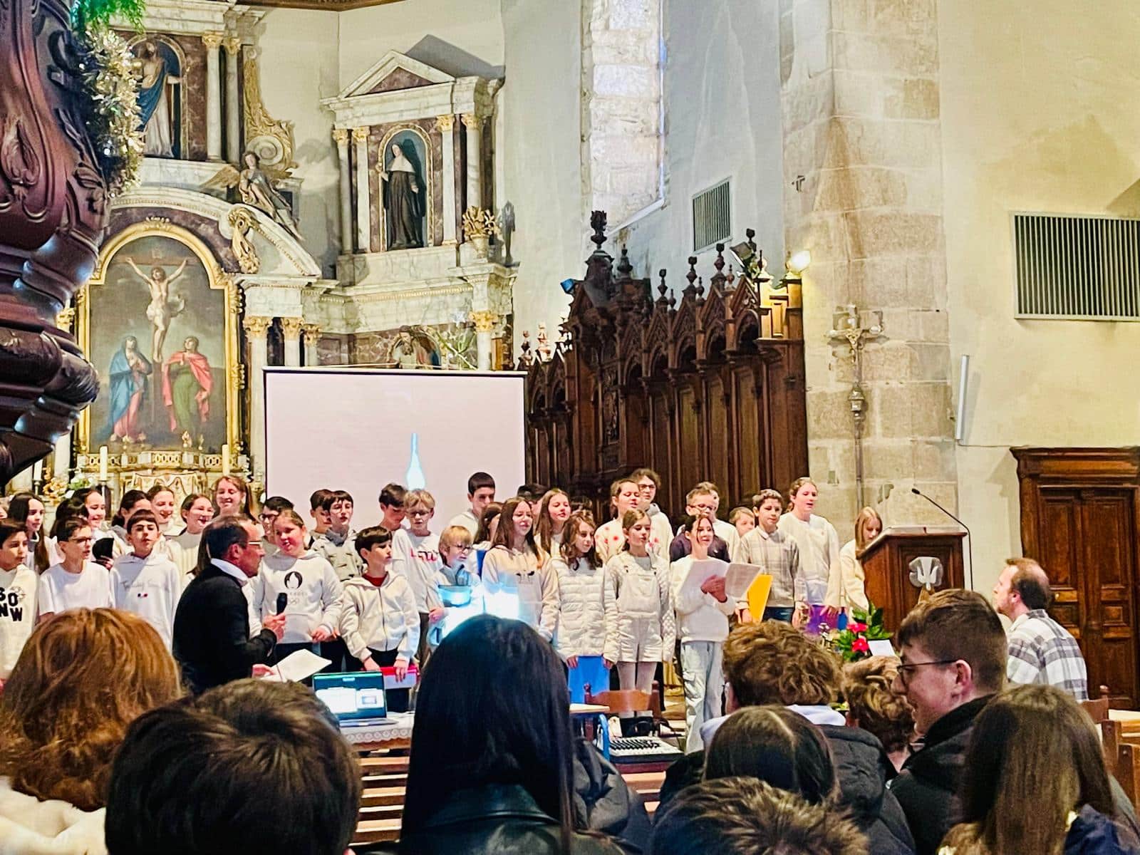 Célébration à l'église